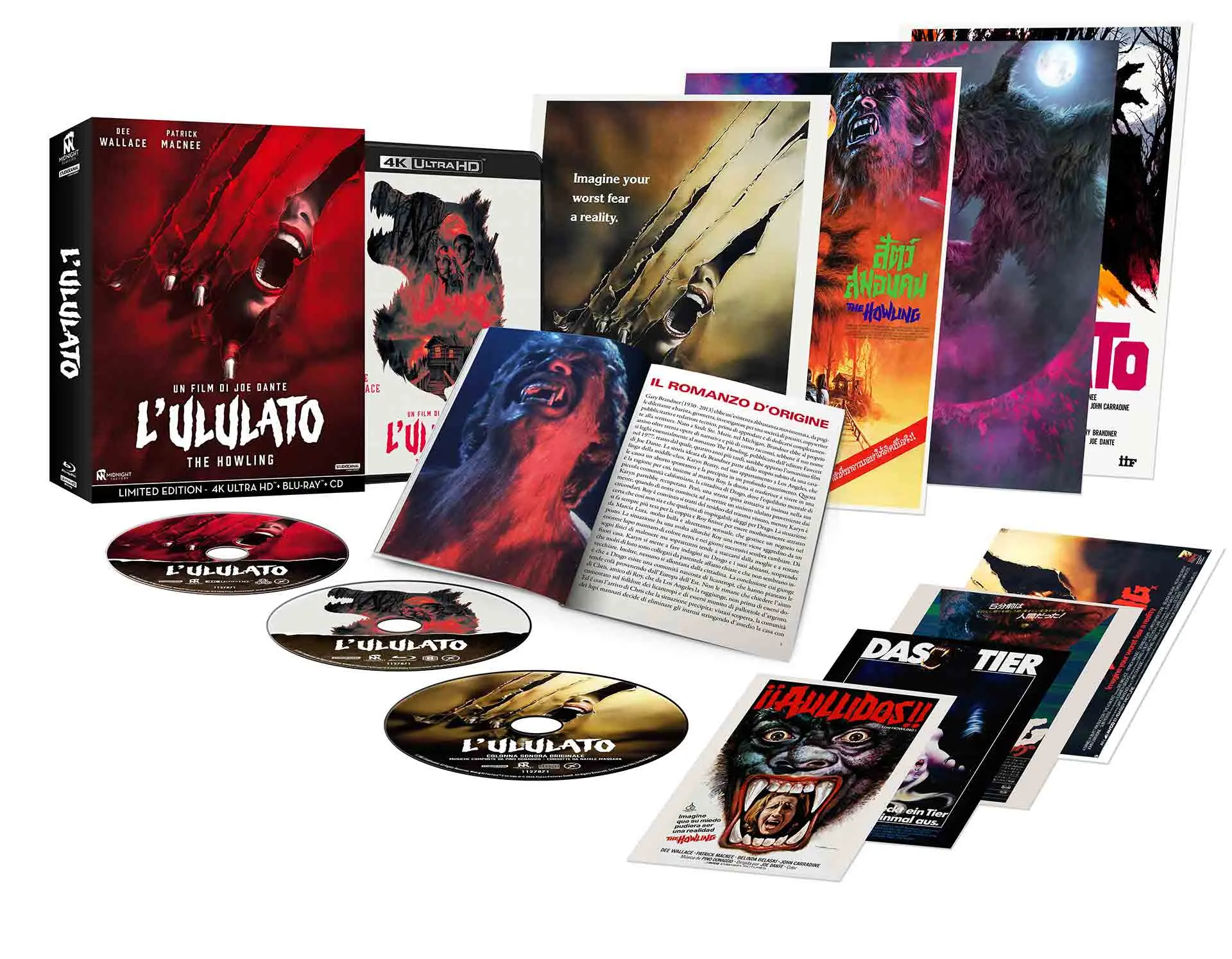 L'Ululato - The Howling - Limited Edition Midnight Classics 4K Ultra HD + Blu-ray + CD + Card + Book da Collezione (Blu-ray)