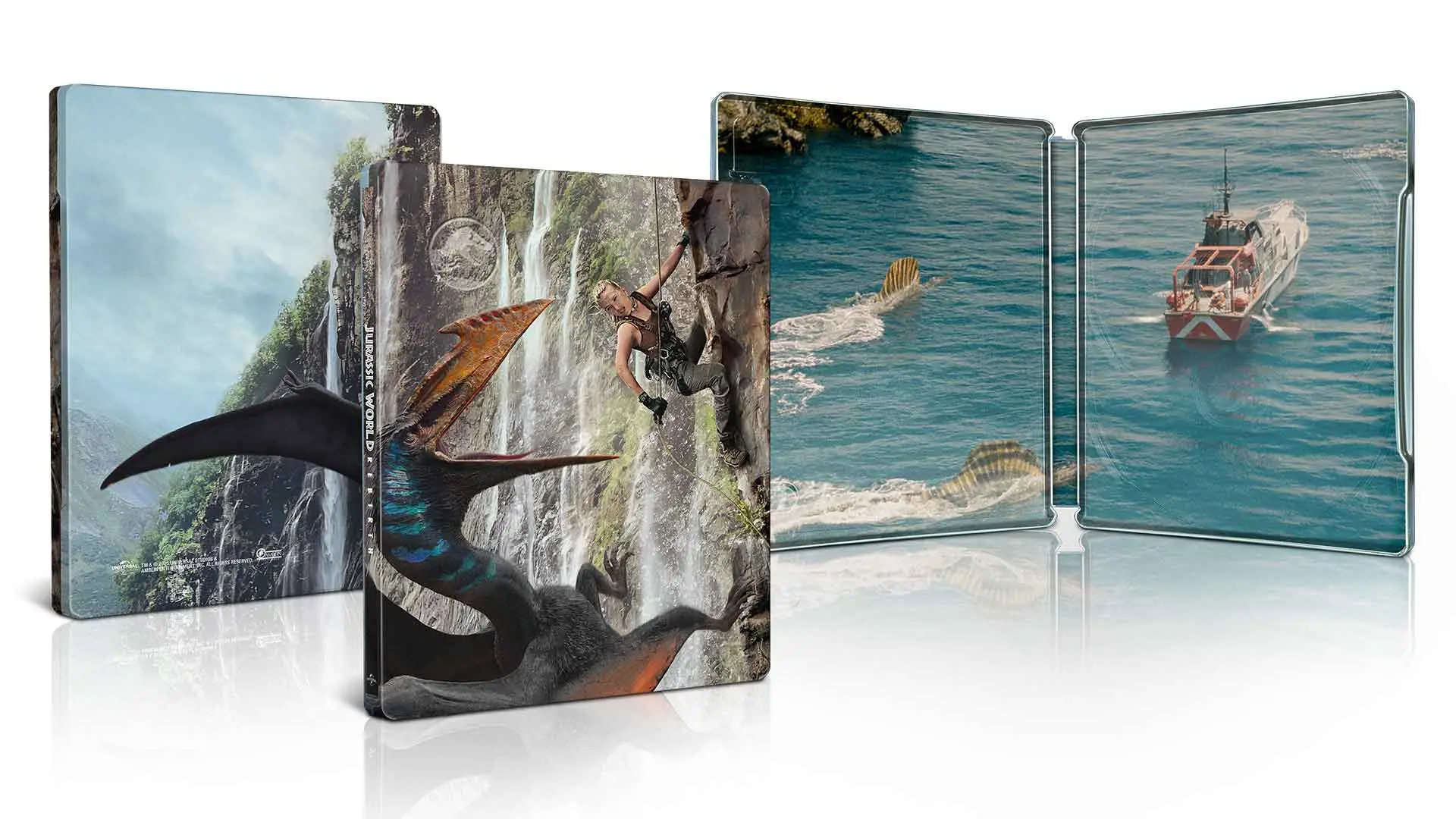 Jurassic World - La Rinascita - Steelbook 4K Ultra HD + Blu-ray (Blu-ray) Jurassic World - La Rinascita - Steelbook 4K Ultra HD + Blu-ray (Blu-ray)