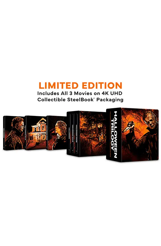 Halloween Trilogy - Steelbook 3 4K Ultra HD - Collector's Edition (Blu-ray) Halloween Trilogy - Steelbook 3 4K Ultra HD - Collector's Edition (Blu-ray)