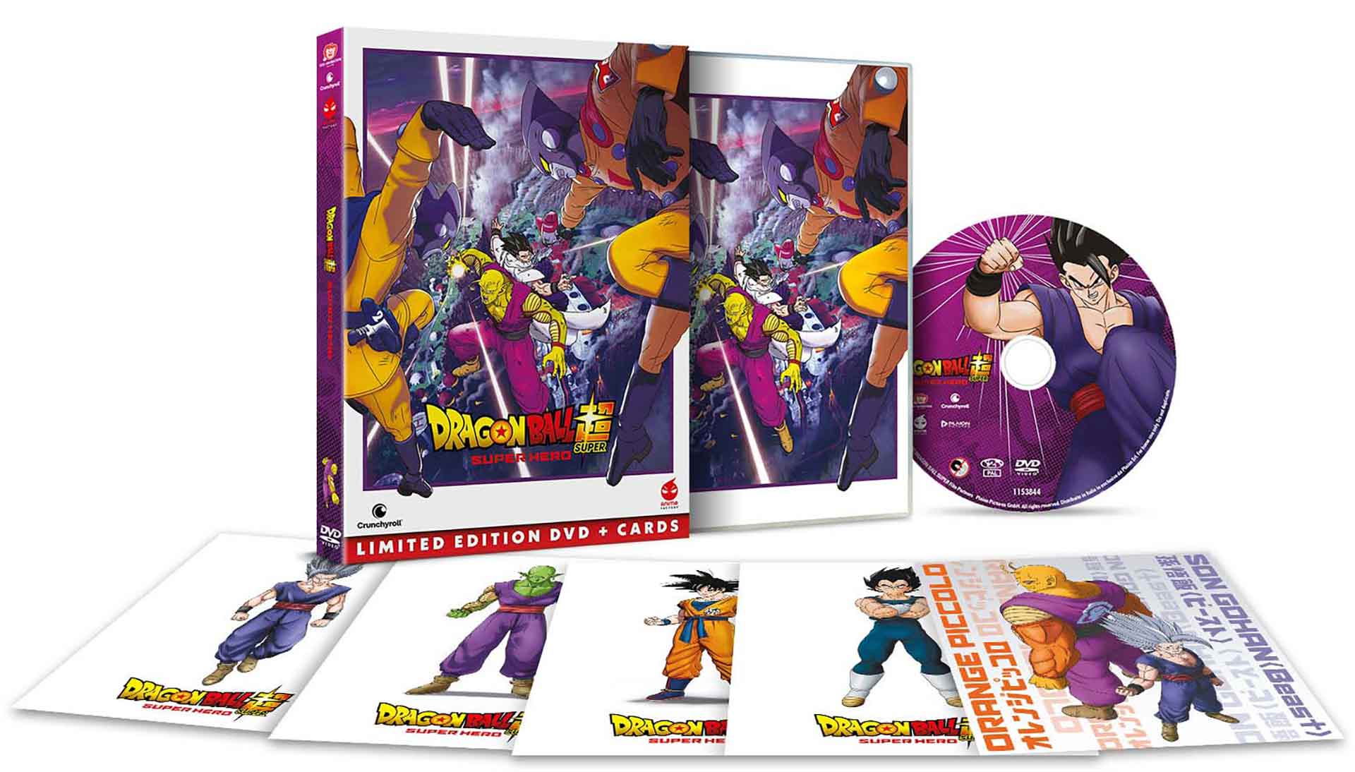 Dragon Ball Super: Super Hero - Limited Edition Anime Factory DVD + Cards da Collezione (DVD) Image 2