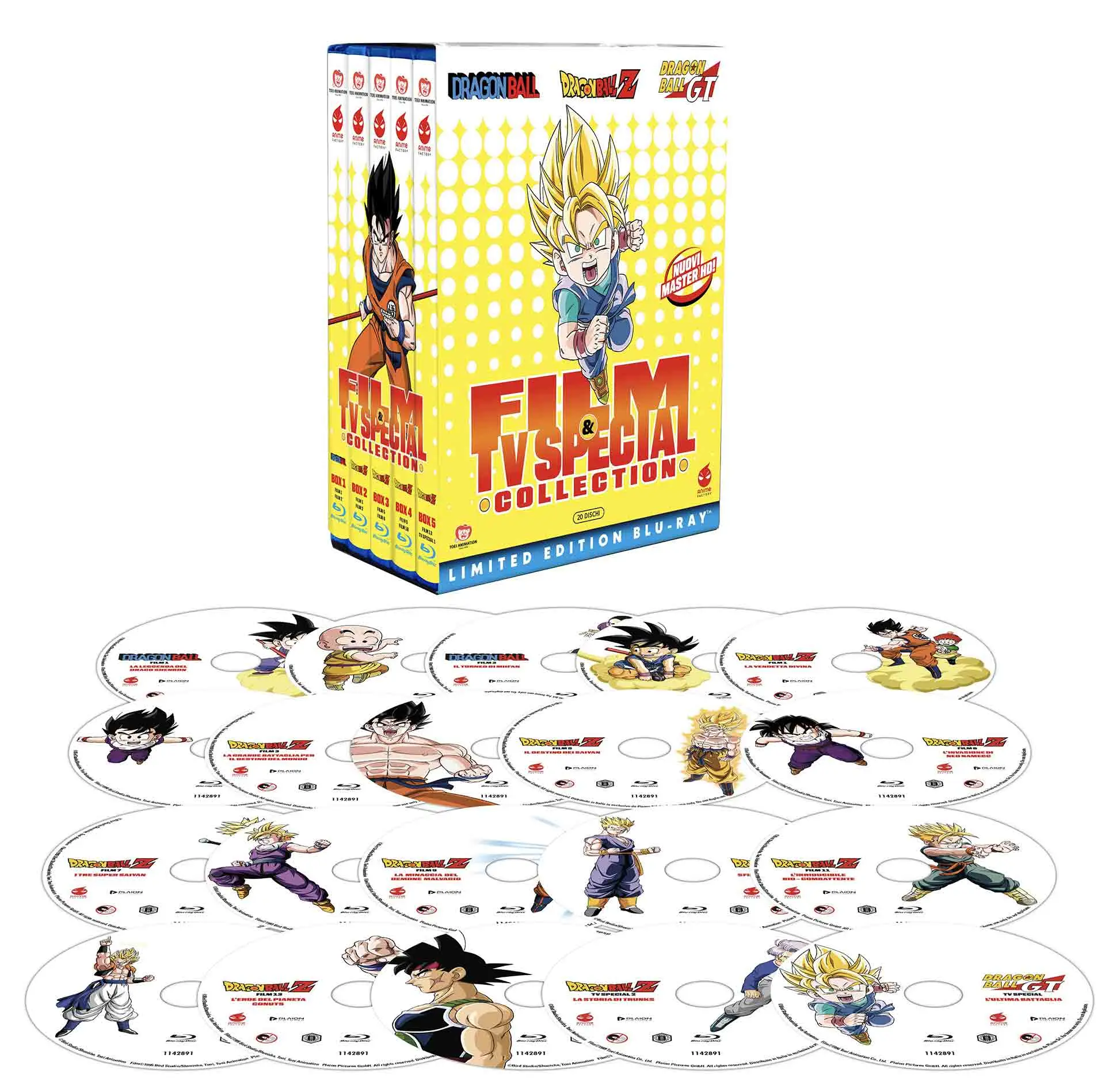 Dragon Ball Film & TV Special Collection - Limited Edition Anime Factory 20 Blu-ray (Blu-ray) Dragon Ball Film & TV Special Collection - Limited Edition Anime Factory 20 Blu-ray (Blu-ray)