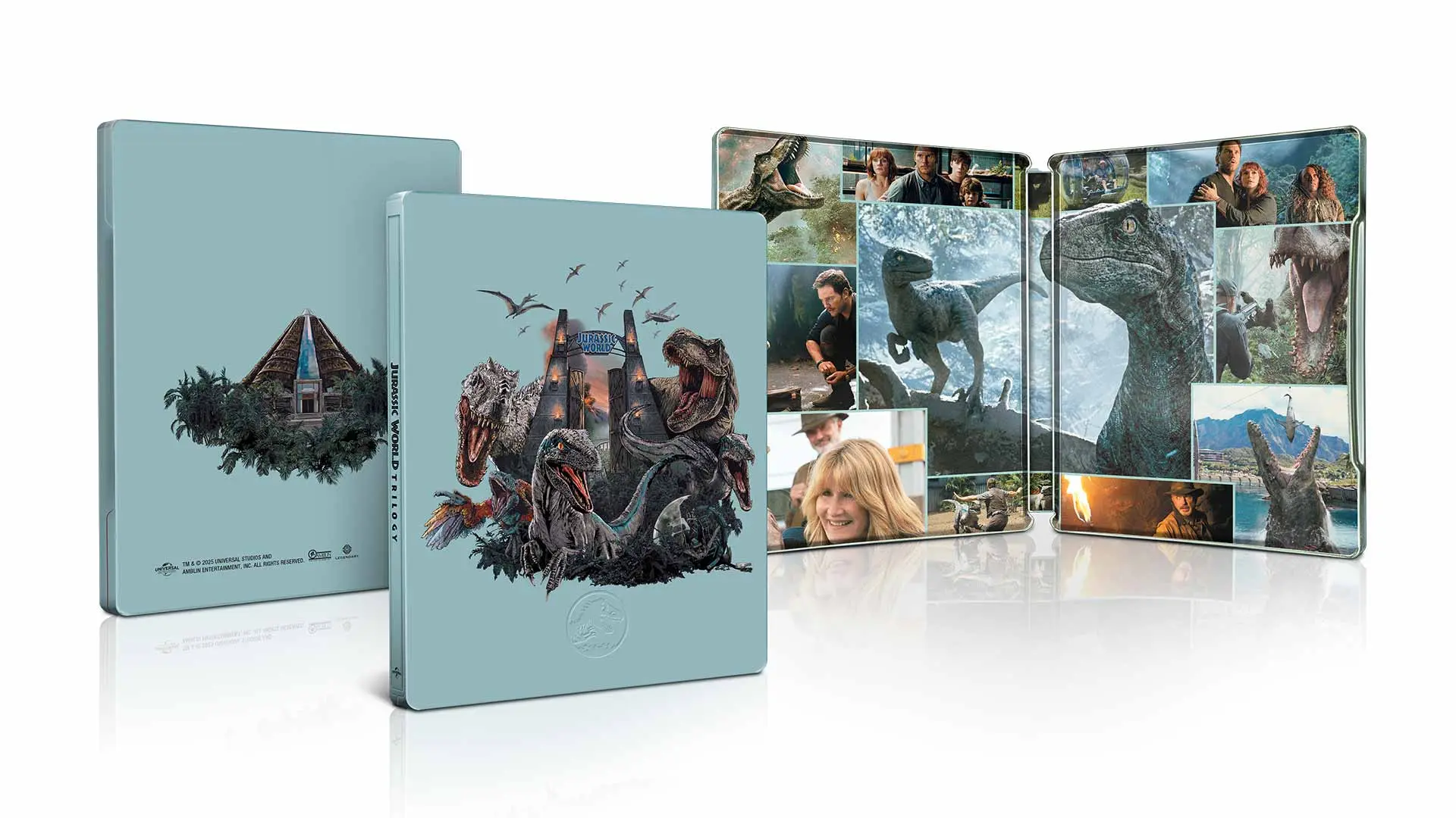 Jurassic World - La Trilogia - Steelbook 3 4K Ultra HD (Blu-ray) Jurassic World - La Trilogia - Steelbook 3 4K Ultra HD (Blu-ray)