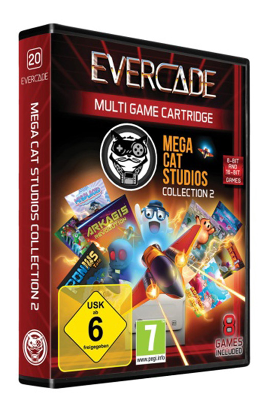 Evercade Mega Cat Studios Collection 2 - Cartuccia Cover Evercade Mega Cat Studios Collection 2 - Cartuccia Cover