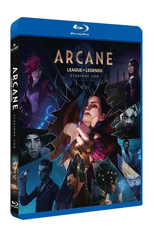 Arcane: League of Legends - Stagione 1 - Standard Edition 3 Blu-ray (Blu-ray) Book, Adult, Female, Person, Woman