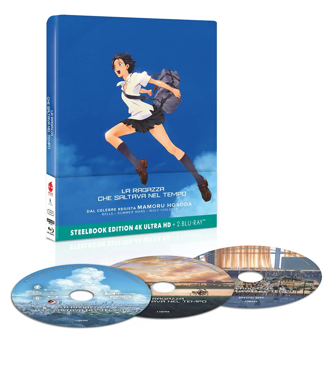 La Ragazza che Saltava nel Tempo - Steelbook Anime Factory 4K Ultra HD + Blu-ray + Blu-ray Bonus (Blu-ray)