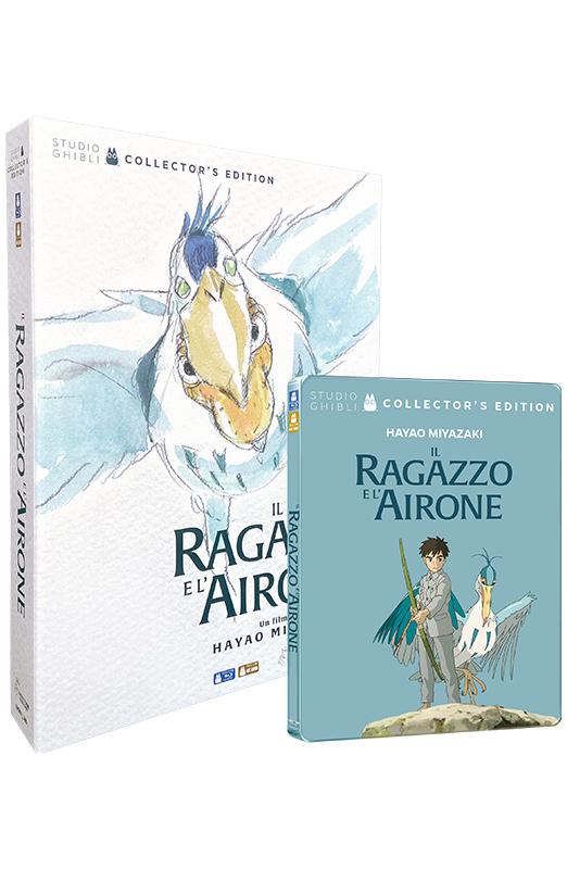 Il Ragazzo e l'Airone - Collector's Edition Steelbook 4K Ultra HD + Blu-ray + Booklet + Gifts (Blu-ray) Book, Publication, Person