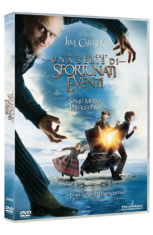 Lemony Snicket - Una Serie di Sfortunati Eventi - DVD (DVD) Book, Publication, Advertisement, Person, Poster