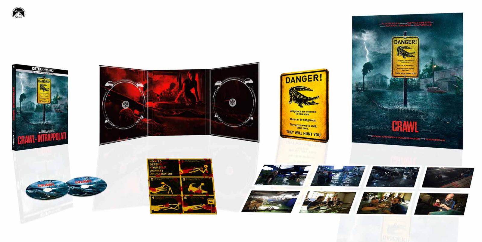 Crawl - Intrappolati - Blu-ray 4K UHD + Blu-ray - Collector's Edition (Blu-ray) Crawl - Intrappolati - Blu-ray 4K UHD + Blu-ray - Collector's Edition (Blu-ray)