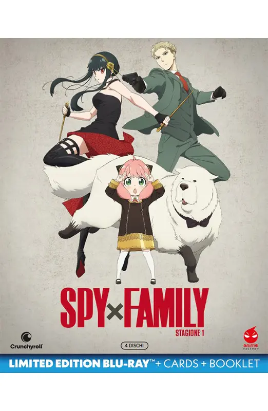 Spy x Family - Stagione 1 - Limited Edition 4 Blu-ray + Cards + Booklet (Blu-ray)