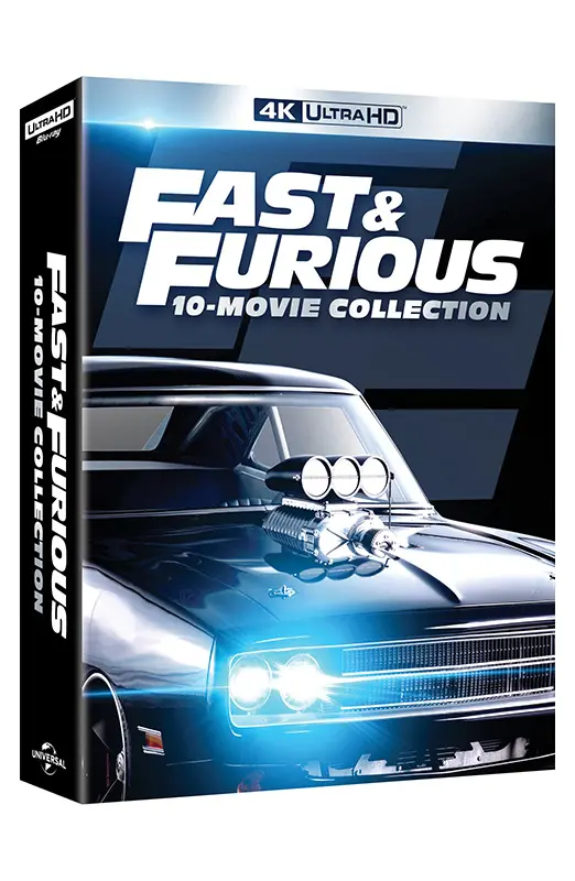 Fast & Furious - 10-Movie Collection - 10 4K Ultra HD + 10 Blu-ray (Blu-ray)