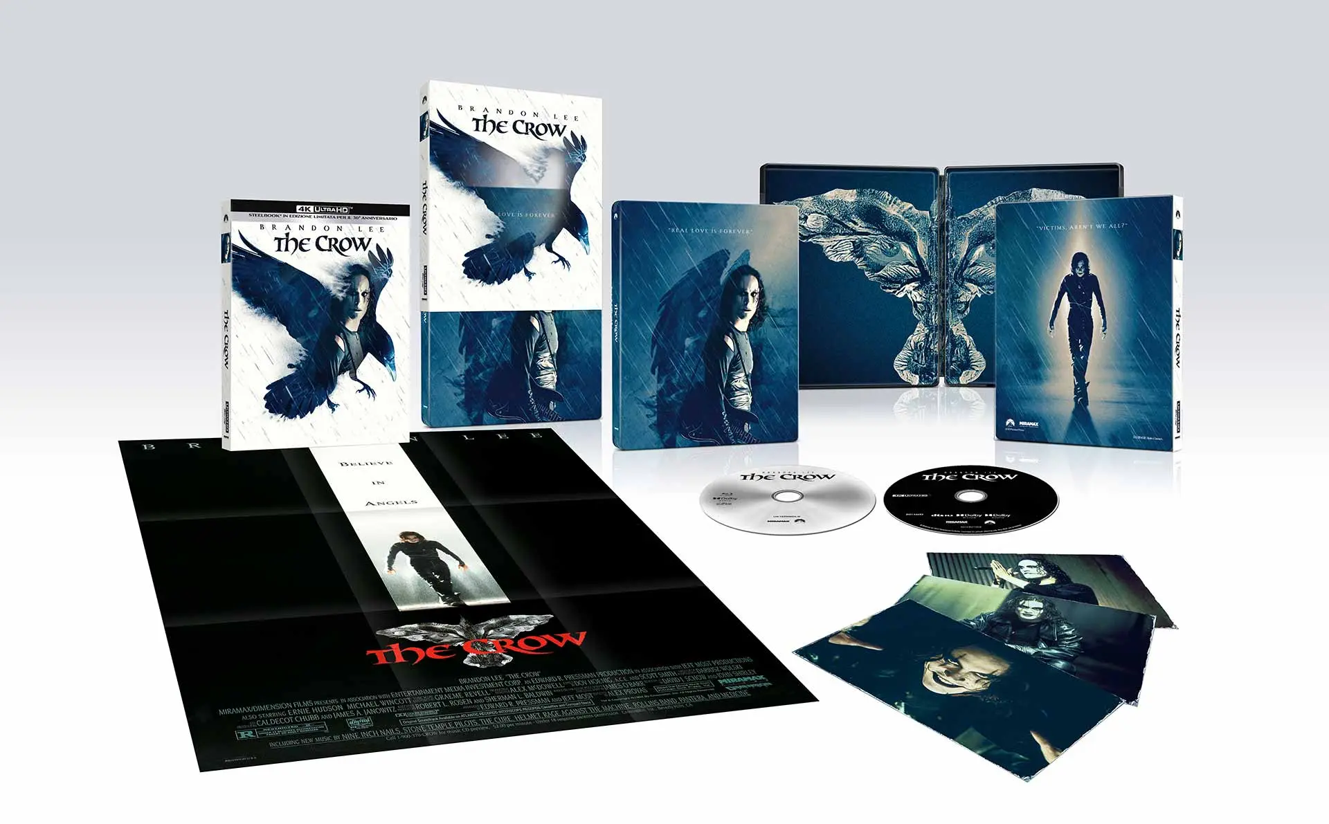 Il Corvo - Steelbook Blu 4K Ultra HD + Blu-ray - Edizione 30° Anniversario (Blu-ray) Il Corvo - Steelbook Blu 4K Ultra HD + Blu-ray - Edizione 30° Anniversario (Blu-ray)