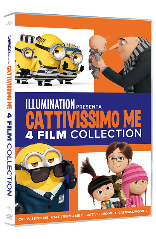 Cattivissimo Me - 4 Film Collection - Box Set 4 DVD (DVD) Cover Cattivissimo Me - 4 Film Collection - Box Set 4 DVD (DVD) Cover
