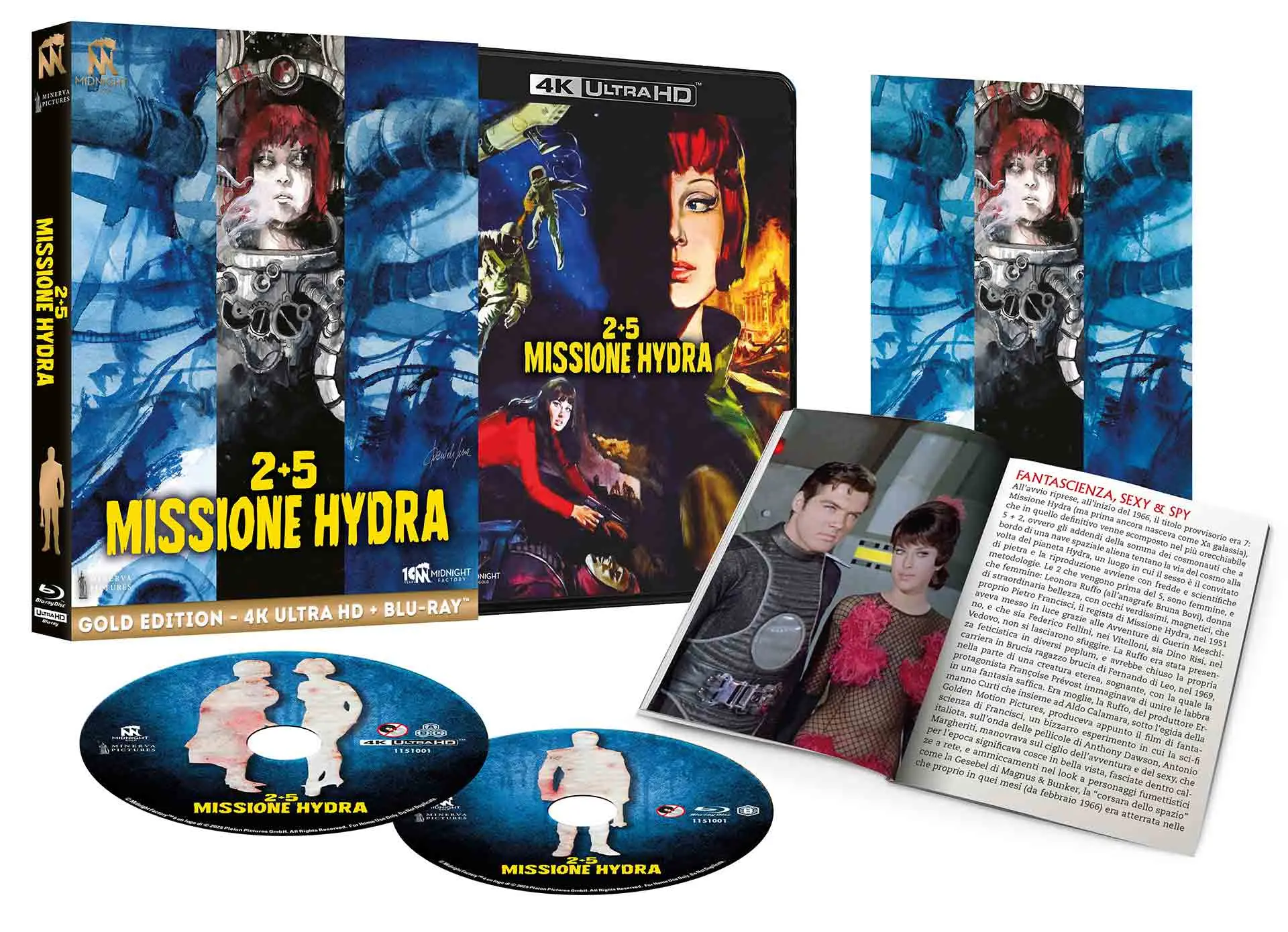 2+5 Missione Hydra - Limited Edition Midnight Gold 4K Ultra HD + Blu-ray + Booklet + Card (Blu-ray) 2+5 Missione Hydra - Limited Edition Midnight Gold 4K Ultra HD + Blu-ray + Booklet + Card (Blu-ray)