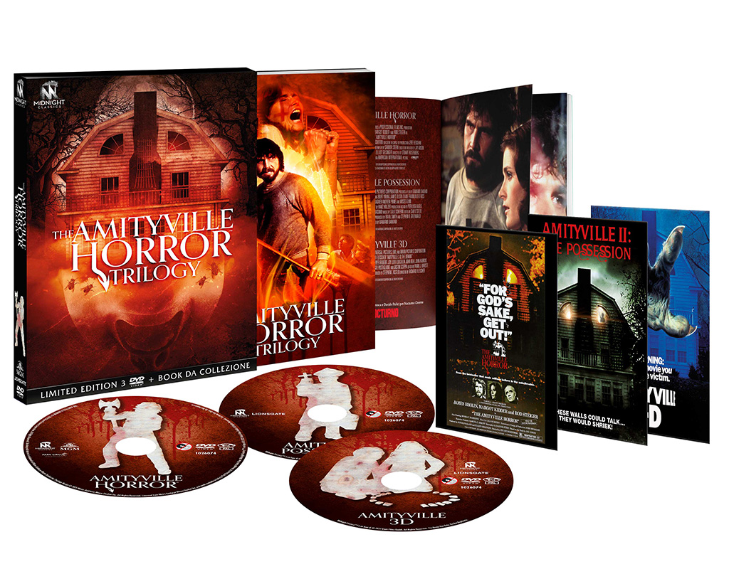 The Amityville Horror Trilogy - Limited Edition 3 DVD + Book da Collezione (DVD) The Amityville Horror Trilogy - Limited Edition 3 DVD + Book da Collezione (DVD)