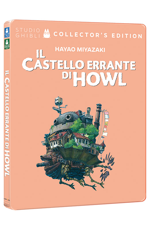 Il Castello Errante di Howl - Steelbook Blu-ray + DVD (Blu-ray)(DVD) Cover