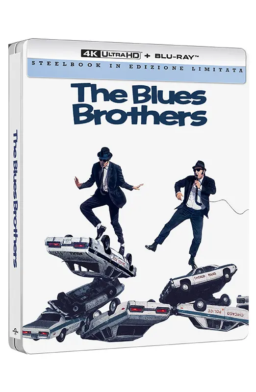 The Blues Brothers - Steelbook 4K Ultra HD + Blu-ray + Blu-ray Bonus - Edizione 45° Anniversario (Blu-ray) The Blues Brothers - Steelbook 4K Ultra HD + Blu-ray + Blu-ray Bonus - Edizione 45° Anniversario (Blu-ray)