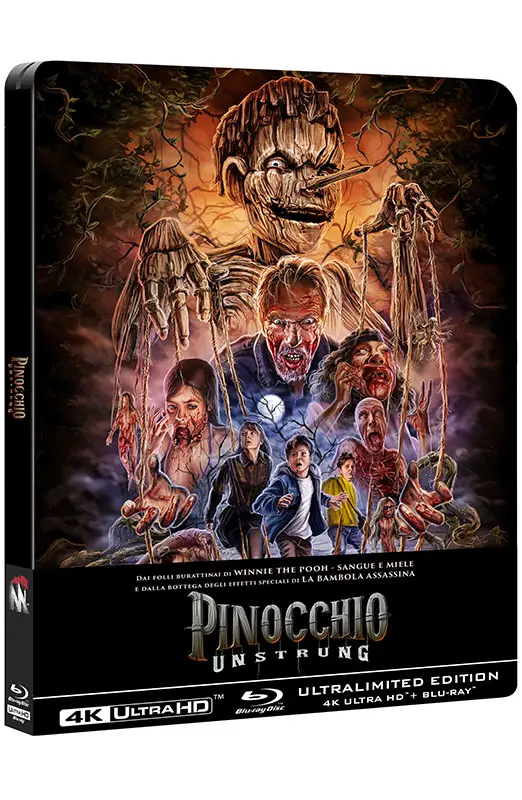 Pinocchio: Unstrung - Steelcase Midnight Factory 4K Ultra HD + Blu-ray + Booklet (Blu-ray)