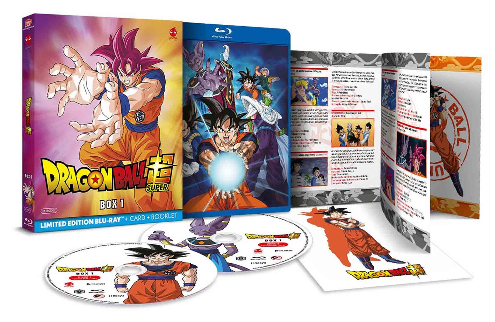 Dragon Ball Super - Volume 1 - Limited Edition 2 Blu-ray + Booklet + Cards (Blu-ray) Dragon Ball Super - Volume 1 - Limited Edition 2 Blu-ray + Booklet + Cards (Blu-ray)