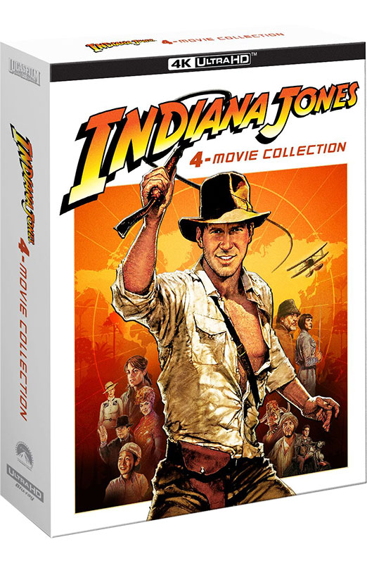 Indiana Jones - 4-Movie Collection - 4 Blu-ray 4K UHD + 5 Blu-ray + Mappa (Blu-ray)