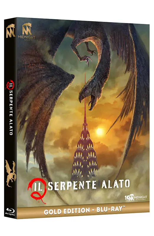 Q: Il Serpente Alato - Limited Edition Midnight Gold Blu-ray + Booklet + Card (Blu-ray) 