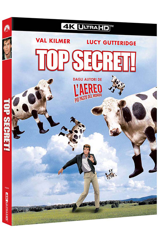 Top Secret! - 4K Ultra HD - Edizione 40° Anniversario (Blu-ray) Adult, Male, Man, Person, Cow