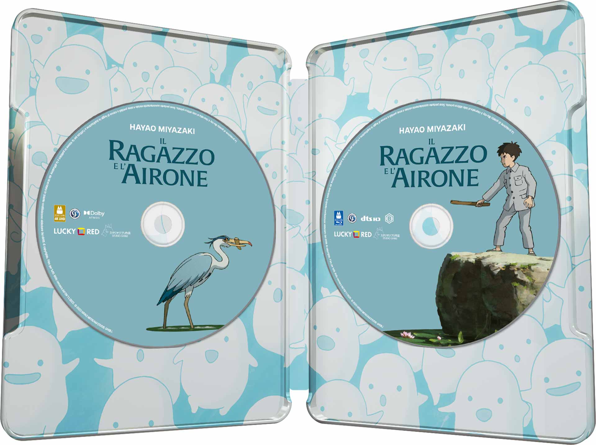 Il Ragazzo e l'Airone - Steelbook 4K Ultra HD + Blu-ray (Blu-ray) Person, Disk, Dvd, Animal, Bird