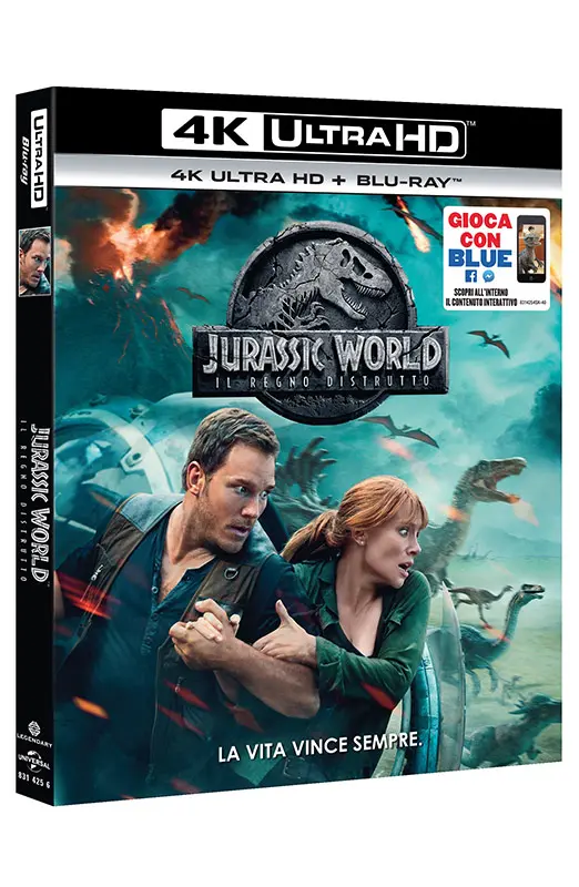 Jurassic World - Il Regno Distrutto - 4K Ultra HD + Blu-ray (Blu-ray) Jurassic World - Il Regno Distrutto - 4K Ultra HD + Blu-ray (Blu-ray)
