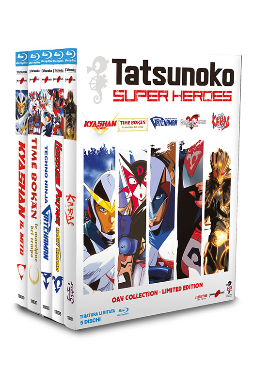 Tatsunoko Super Heroes - OAV Collection - Limited Edition 5 Blu-ray + Booklet (Blu-ray) Thumbnail 1
