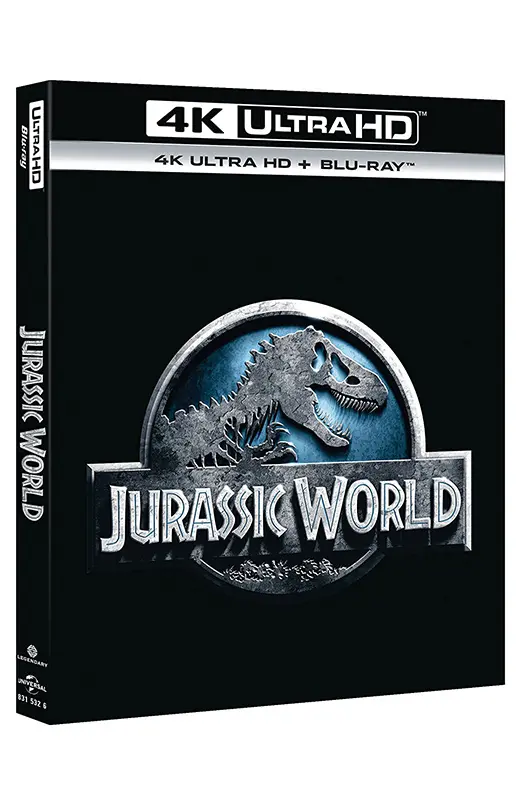 Jurassic World - 4K Ultra HD + Blu-ray (Blu-ray) Cover Jurassic World - 4K Ultra HD + Blu-ray (Blu-ray) Cover