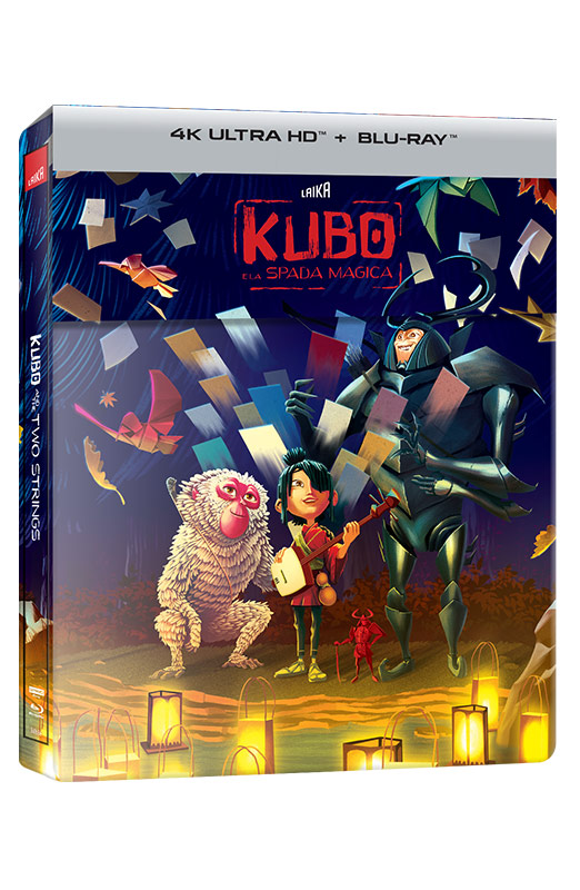 Kubo e la Spada Magica - Steelbook 4K Ultra HD + Blu-ray (Blu-ray) Cover Kubo e la Spada Magica - Steelbook 4K Ultra HD + Blu-ray (Blu-ray) Cover