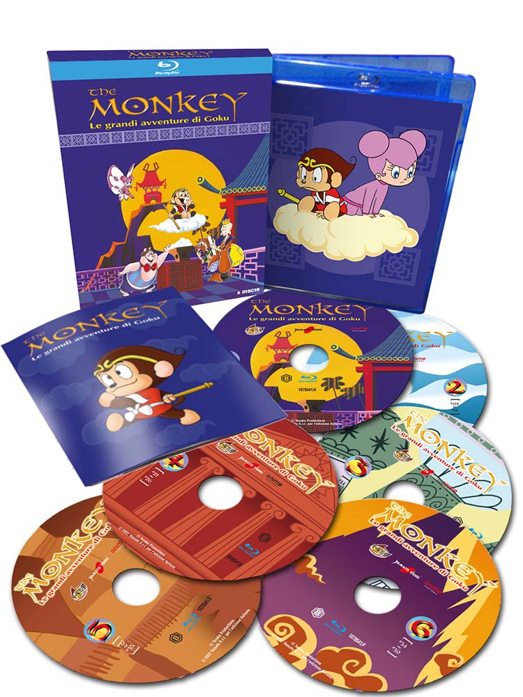 The Monkey - Le Grandi Avventure di Goku - Boxset 6 Blu-ray - Serie TV Completa (Blu-ray) The Monkey - Le Grandi Avventure di Goku - Boxset 6 Blu-ray - Serie TV Completa (Blu-ray)