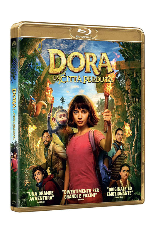 Dora e la Città Perduta - Blu-ray (Blu-ray) Cover Person, Book, Publication, Disk, Dvd