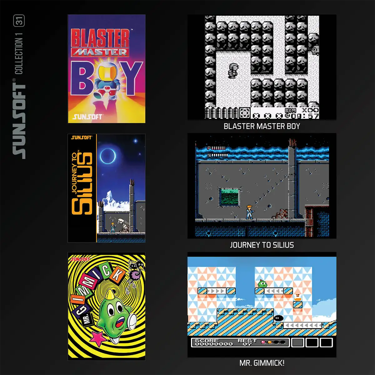 Evercade Sunsoft Collection 1 - Cartuccia Evercade Sunsoft Collection 1 - Cartuccia