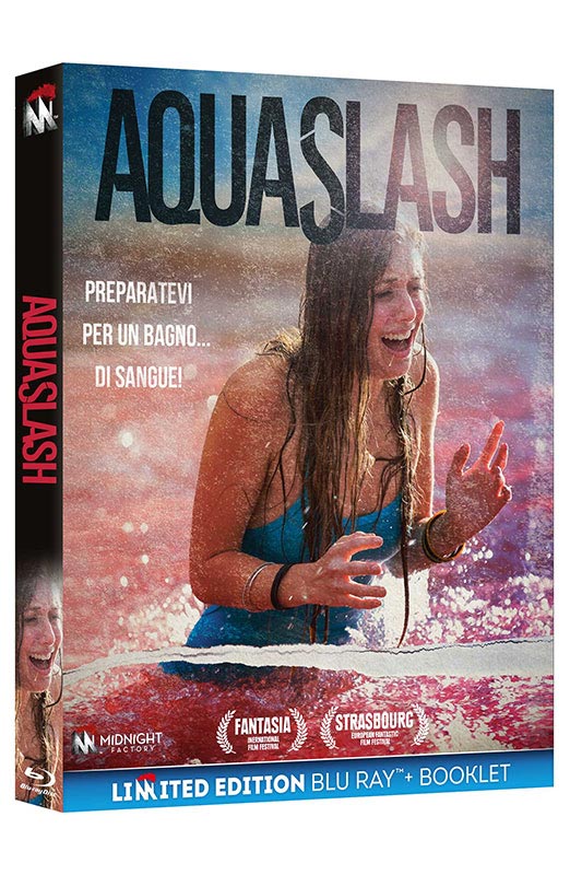 Aquaslash - Limited Edition Midnight Factory Blu-ray + Booklet (Blu-ray) Publication, Book, Adult, Person, Woman