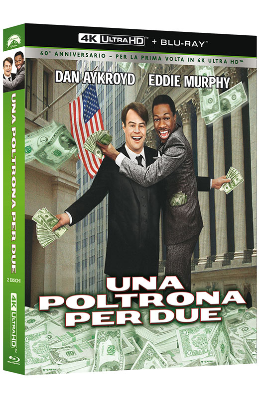 Una Poltrona per Due - 4K Ultra HD + Blu-ray - Edizione 40° Anniversario (Blu-ray) Cover Una Poltrona per Due - 4K Ultra HD + Blu-ray - Edizione 40° Anniversario (Blu-ray) Cover