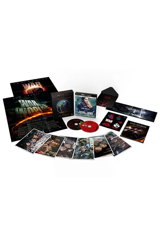 La Guerra dei Mondi - Collector's Edition 4K Ultra HD + Blu-ray - Edizione 20° Anniversario (Blu-ray) Cover La Guerra dei Mondi - Collector's Edition 4K Ultra HD + Blu-ray - Edizione 20° Anniversario (Blu-ray) Cover