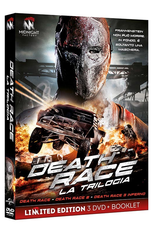 Death Race Collection 1-3 - Limited Edition Midnight Factory 3 DVD + Booklet (DVD)