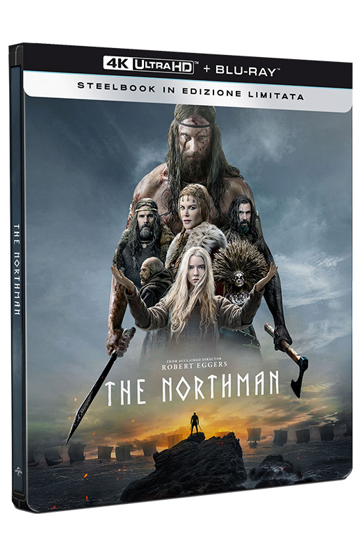 The Northman - Steelbook 4K Ultra HD + Blu-ray (Blu-ray) Book, Publication, Person, Adult, Man