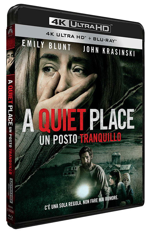 A Quiet Place - Un Posto Tranquillo - Blu-ray 4K UHD + Blu-ray (Blu-ray) Cover A Quiet Place - Un Posto Tranquillo - Blu-ray 4K UHD + Blu-ray (Blu-ray) Cover