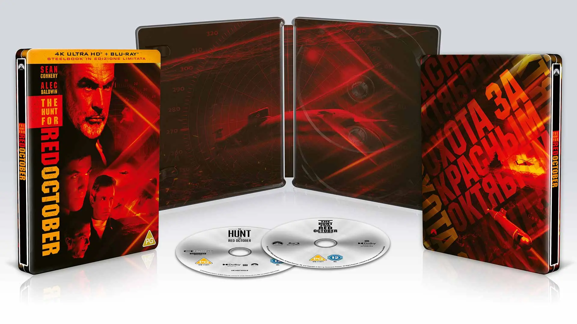 Caccia a Ottobre Rosso - Steelbook 4K Ultra HD + Blu-ray (Blu-ray)
