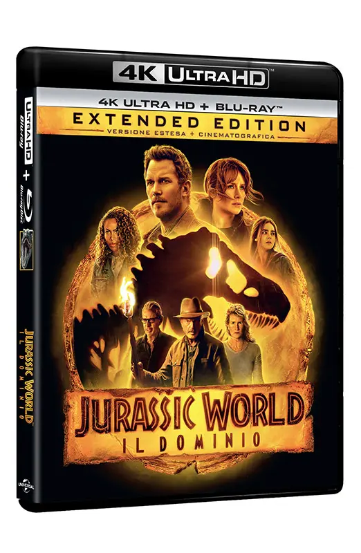 Jurassic World - Il Dominio - 4K Ultra HD + Blu-ray - Extended Version + Cinematografica (Blu-ray) Jurassic World - Il Dominio - 4K Ultra HD + Blu-ray - Extended Version + Cinematografica (Blu-ray)