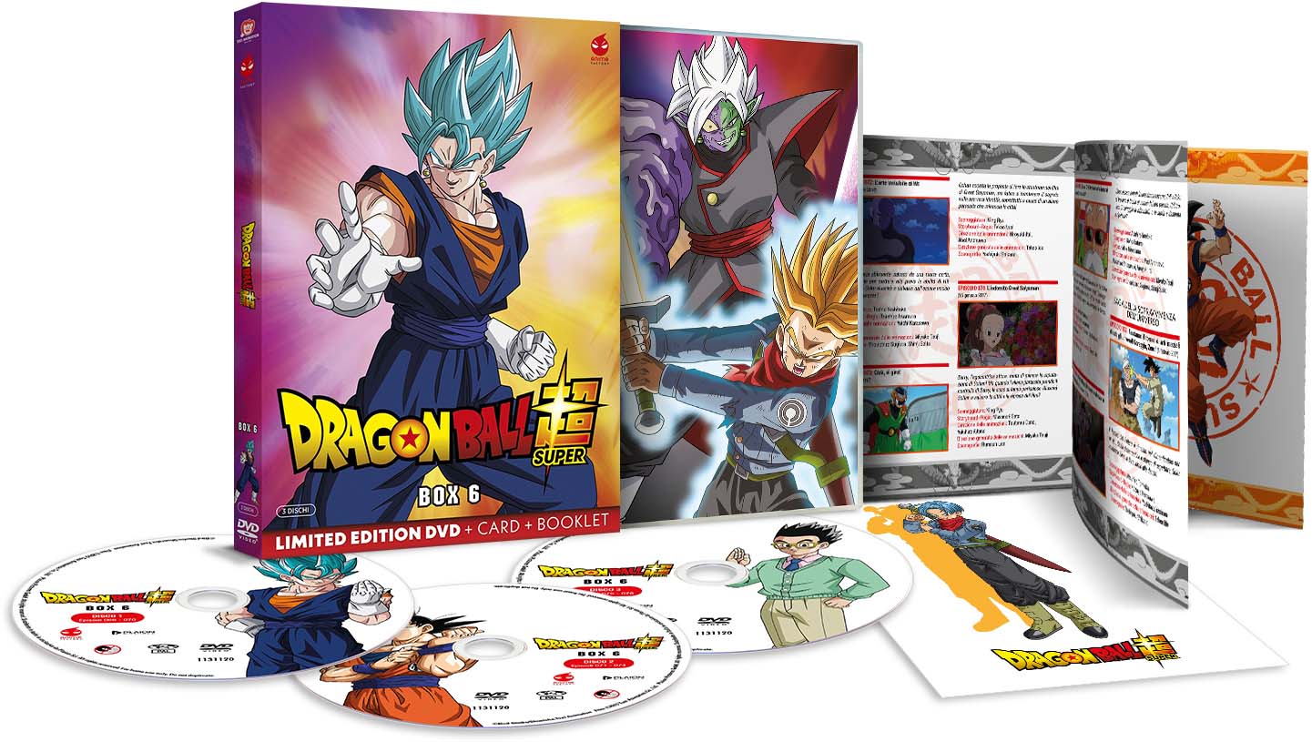 Dragon Ball Super - Volume 6 - Limited Edition 3 DVD + Card + Booklet (DVD) Image 2