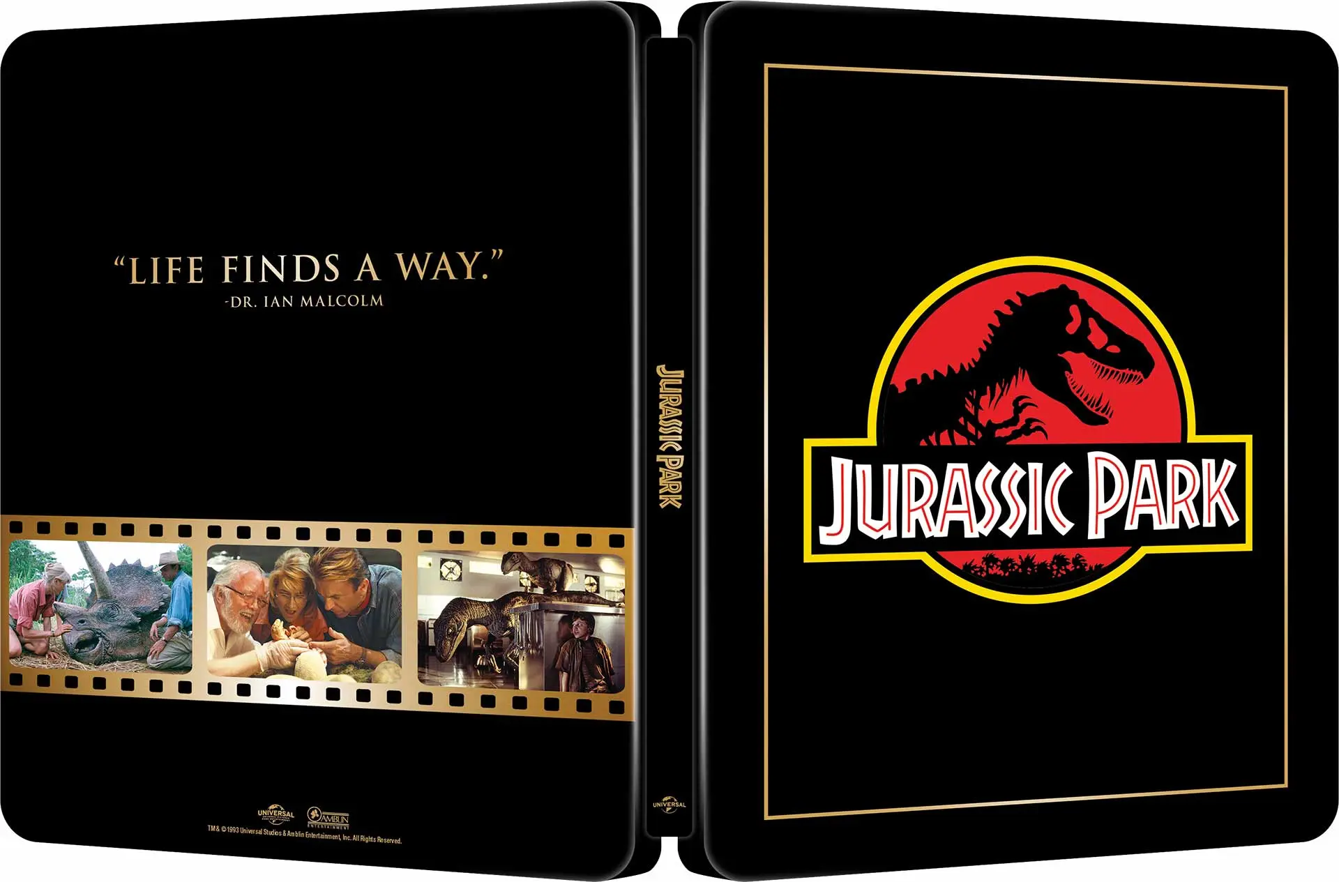 Jurassic Park - Steelbook 4K Ultra HD + Blu-ray (Blu-ray)