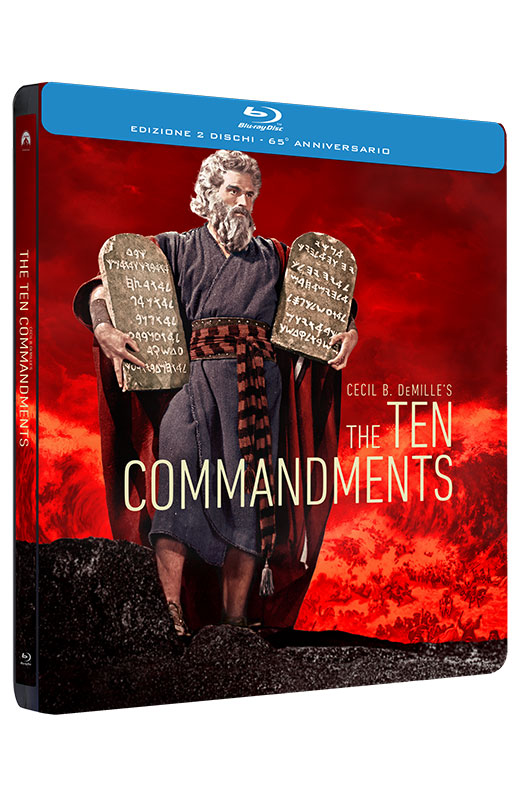 I Dieci Comandamenti - Steelbook 2 Blu-ray - Edizione 25° Anniversario (Blu-ray) Cover I Dieci Comandamenti - Steelbook 2 Blu-ray - Edizione 25° Anniversario (Blu-ray) Cover