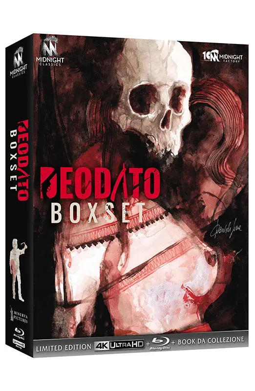 Ruggero Deodato Boxset - Limited Edition Midnight Classics 4 4K Ultra HD + 4 Blu-ray + Cards + Book da Collezione (Blu-ray)