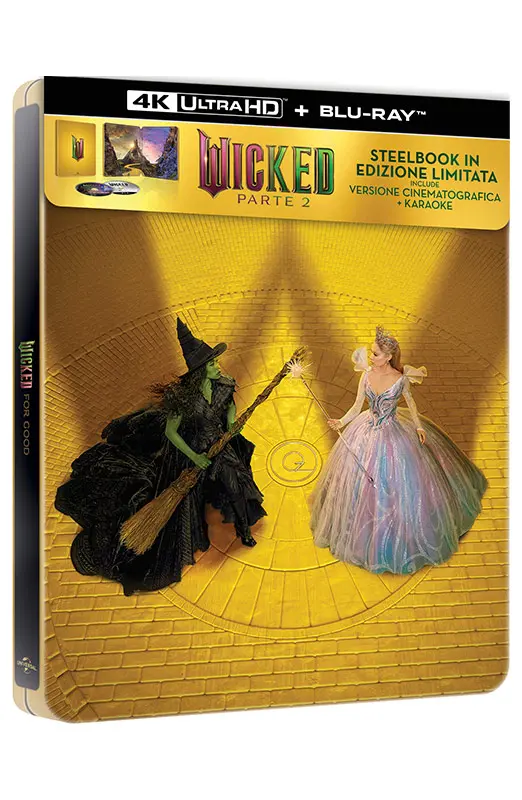 Wicked - Parte 2 - Steelbook 4K Ultra HD + Blu-ray (Blu-ray)