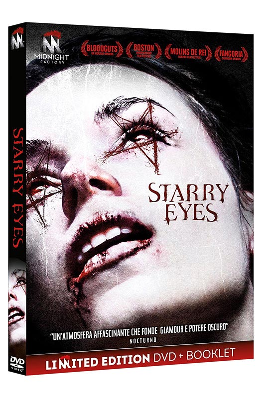 Starry Eyes - Limited Edition Midnight Factory DVD + Booklet (DVD) Cover Starry Eyes - Limited Edition Midnight Factory DVD + Booklet (DVD) Cover