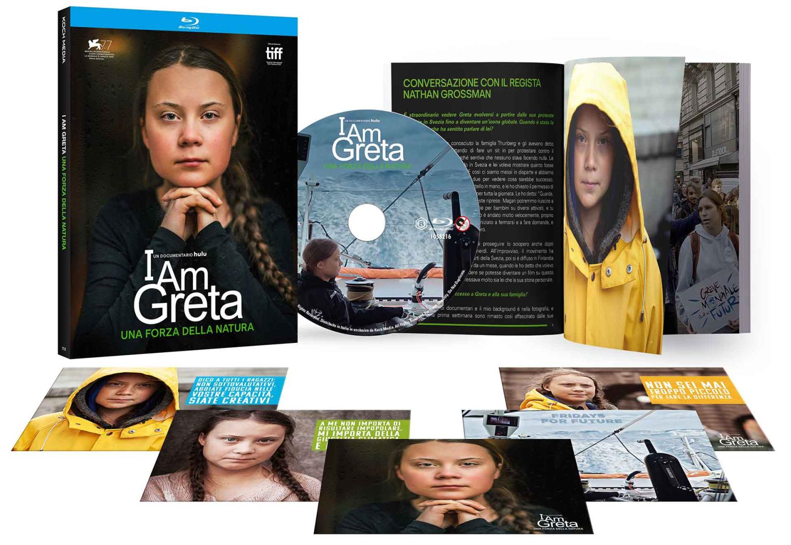 I Am Greta - Una Forza della Natura - Blu-ray + Booklet + Cards (Blu-ray) I Am Greta - Una Forza della Natura - Blu-ray + Booklet + Cards (Blu-ray)