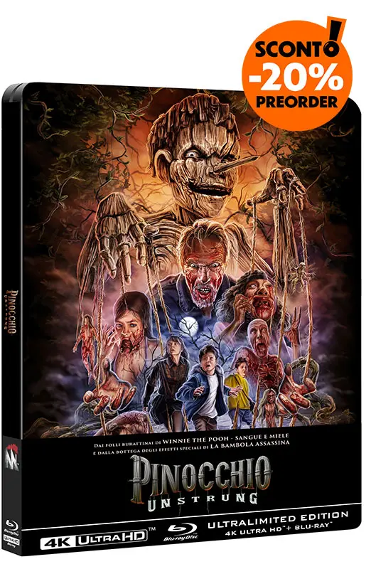 Pinocchio: Unstrung - Steelcase Midnight Factory 4K Ultra HD + Blu-ray + Booklet (Blu-ray)