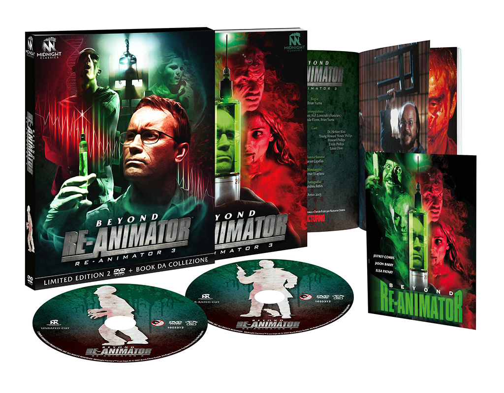 Beyond Re-Animator - Re-Animator 3 - Limited Edition 2 DVD + Book da Collezione (DVD) Beyond Re-Animator - Re-Animator 3 - Limited Edition 2 DVD + Book da Collezione (DVD)